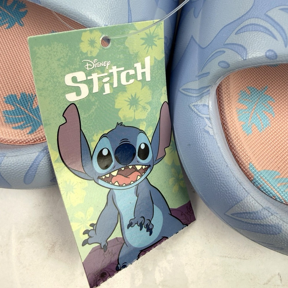 Ground Up Lilo & Stitch Slides 9 Womens Slip On Shoes Brand New With Tags - Picture 4 of 9